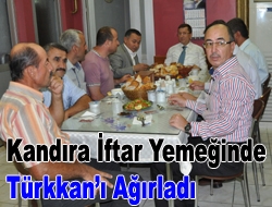 MHP Kandıra iftar yemeğinde Türkkanı ağırladı
