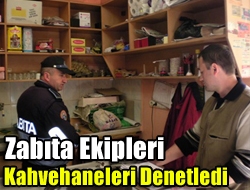 Zabıta Ekipleri kahvehaneleri denetledi