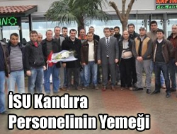 İSU Kandıra personelinin yemeği