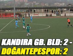 Kandıra Gb. Bld: 2 - Doğantepespor: 2