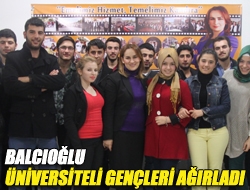 Balcıoğlu üniversiteli gençleri ağırladı
