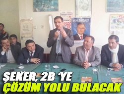 Şeker, 2B ye çözüm yolu bulacak