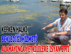 Kefken Halkı beklediği hizmeti alamayınca yetkililere isyan etti