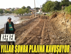 Kefken, yıllar sonra plajına kavuşuyor