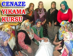 Cenaze yıkama kursu