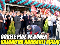 Görele Pide ve Döner Salonuna kurbanlı açılış