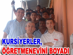 Kursiyerler, Öğretmenevini boyadı