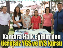 Kandıra Halk Eğitimden ücretsiz YGS ve LYS kursu