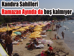 Kandıra Sahilleri Ramazan Ayında da boş kalmıyor