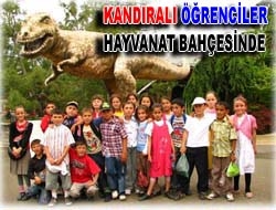 Kandıralı öğrenciler hayvanat bahçesinde