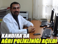 Kandırada Ağrı Polikliniği açıldı