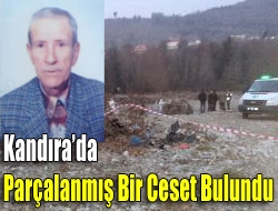 Kandırada parçalanmış bir ceset bulundu