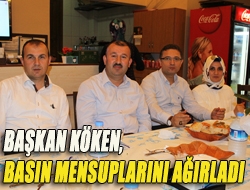 Başkan Köken, basın mensuplarını ağırladı