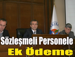 Sözleşmeli Personele Ek Ödeme