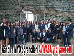 Kandıra MYO, öğrencileri AVİVASA’yı ziyaret etti