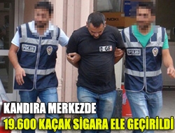 Kandıra Merkezde 19.600 Kaçak Sigara Ele Geçirildi