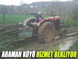 Araman Köyü hizmet bekliyor