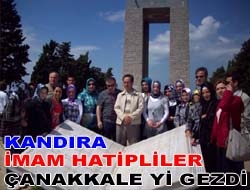 Kandıra İmam Hatipliler Çanakkale'yi gezdi