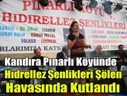 Kandıra Pınarlı Köyünde Hıdrellez şenlikleri şölen havasında kutlandı