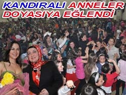 Kandıralı anneler doyasıya eğlendi