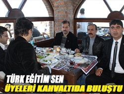 Türk Eğitim Sen üyeleri kahvaltıda buluştu