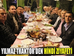 Yılmaz Traktörden hindi ziyafeti