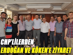 CHPlilerden Erdoğan ve Kökene ziyaret