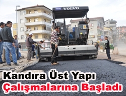 Kandıra üst yapı çalışmalarına başladı