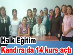 Halk Eğitim Kandıra’da 14 kurs açtı