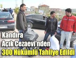 Kandıra Açık Cezaevi'nden 300 Hükümlü Tahliye Edildi