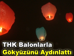 THK balonlarla gökyüzünü aydınlattı