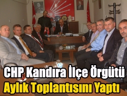 CHP Kandıra İlçe Örgütü aylık toplantısını yaptı