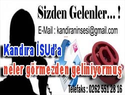 Kandıra İSU'da neler görmezden geliniyormuş