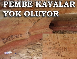 Pembe Kayalar Yok Oluyor