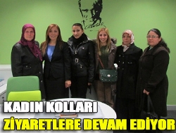 Kadın Kolları Ziyaretlere Devam Ediyor