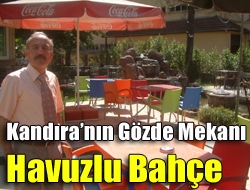 Kandıranın gözde mekanı Havuzlu Bahçe