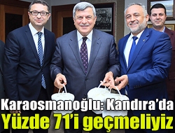 Karaosmanoğlu: Kandırada yüzde 71i geçmeliyiz