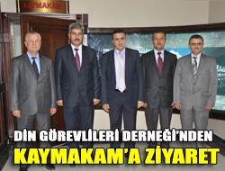 Din Görevlileri Derneğinden Kaymakama ziyaret