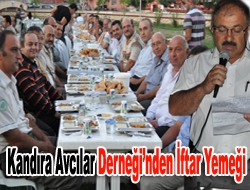 Kandıra Avcılar Derneğinden iftar yemeği