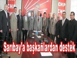 İlçe Başkanları 'Sarıbay' dedi
