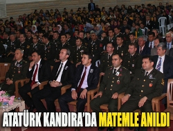 Atatürk Kandırada matemle anıldı