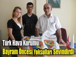 Türk Hava Kurumu Bayram Öncesi Yoksulları Sevindirdi