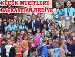 Küçük mucitlere Başkan'dan hediye