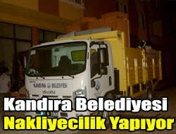 Kandıra Belediyesi nakliyecilik yapıyor