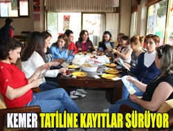 Kemer tatiline kayıtlar sürüyor