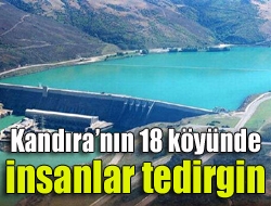 Kandıranın 18 köyünde insanlar tedirgin