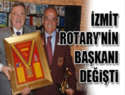 İzmit Rotarynin Başkanı Yavuz Güneş oldu.