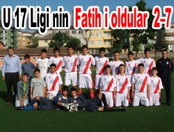 U 17 Ligi’nin ‘Fatih’i oldular: 2–7