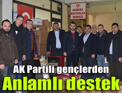AK Partili gençlerden anlamlı destek