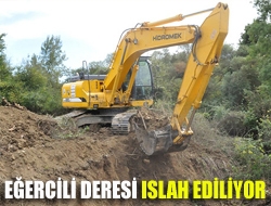 Eğercili deresi ıslah ediliyor